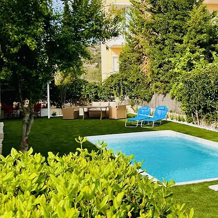 Stunning Greek Villa, Private Pool, Beach, Sleeps 2-8 Willa Sykia (Corinthia)